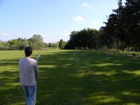 View of the shooting area - Jonas is ready to fire